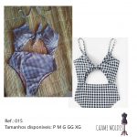 Ref. 015 - Maiô vazado xadrêz