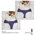 Ref. 110 - Calcinha borboleta semi fio