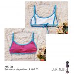 Ref. 115 - Biquini Top Faixa frente única
