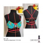 Ref. 129 - Topper meia taça franzido