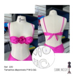 Ref. 220 - Molde top meia taça flor